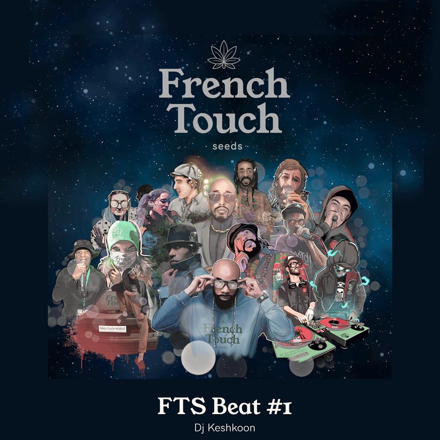 Pochette du single 'FTS Beat 1' en colaboration avec French Touch Seeds. 